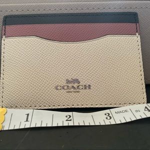 Coach card holder